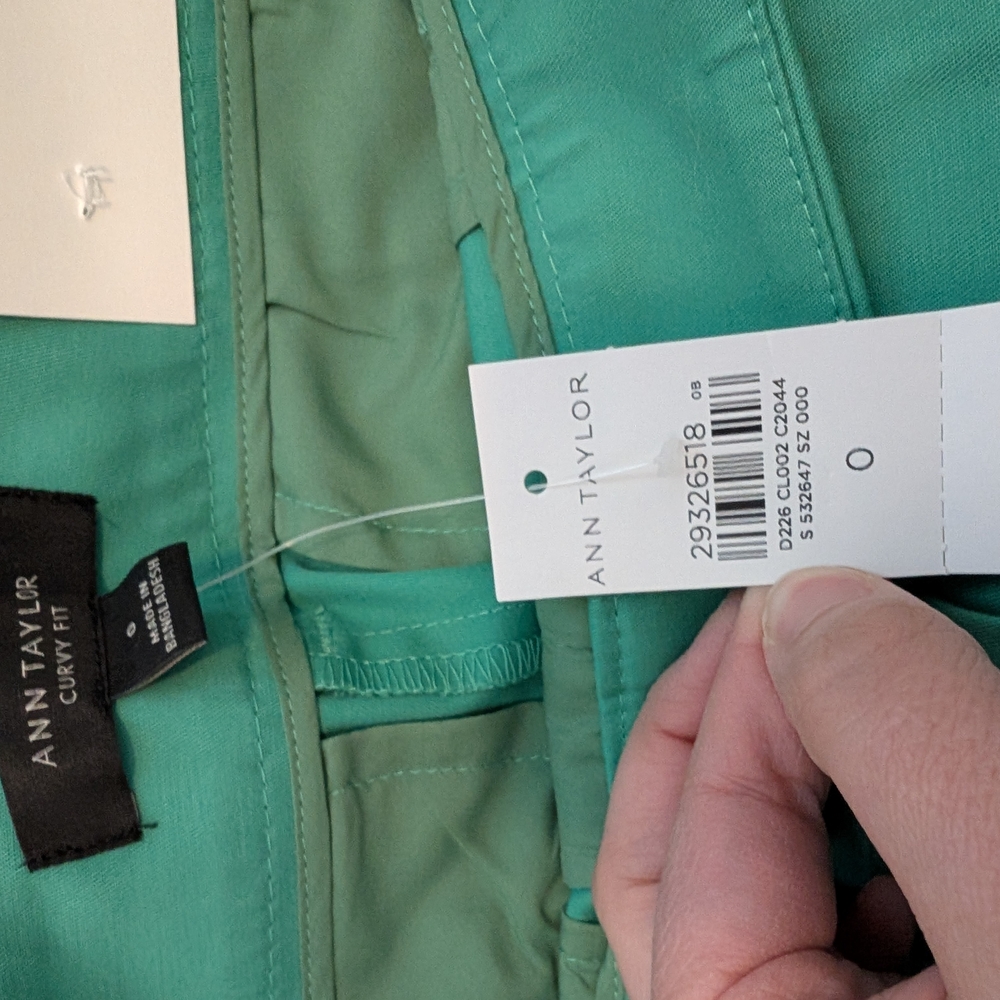 Ann Taylor Teal Ankle Pants - Picture 9 of 12
